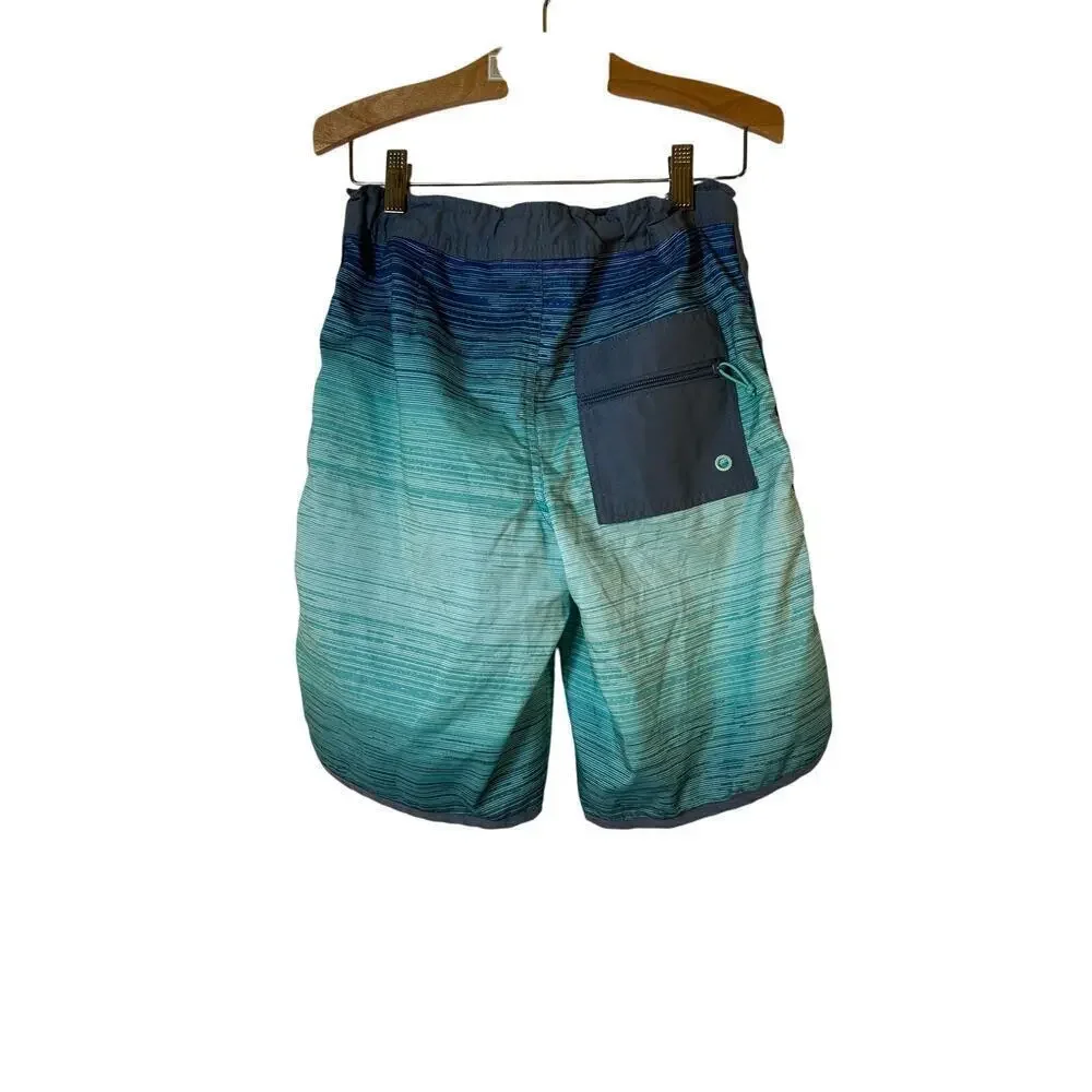 ART CLASS Boy’s Shark Adjustable Waist Swim Trunks / Size: 14